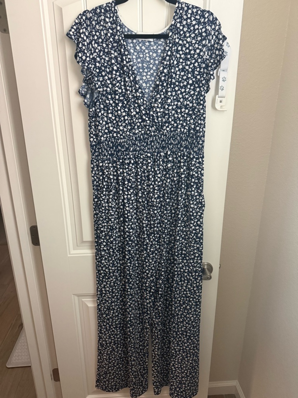 Gilli Jordan Flutter Sleeve Maternity Jumpsuit